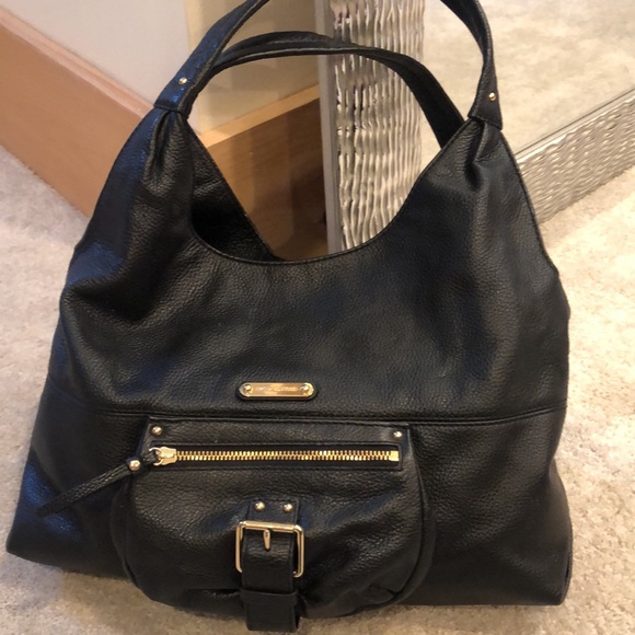 MICHAEL KORS BLACK LEATHER HOBO - Picture 4 of 11